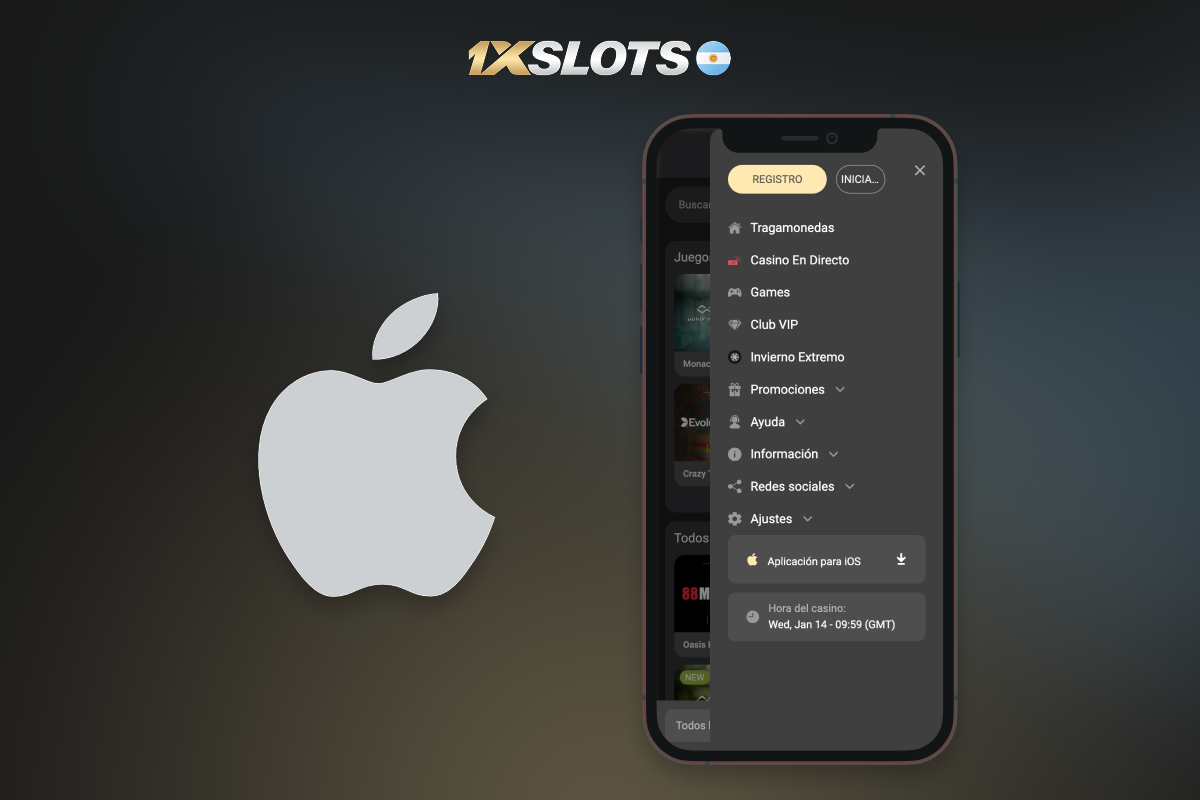 descargar 1xslots casino para ios